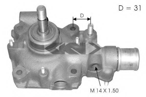 METELLI PA500 Водяний насос