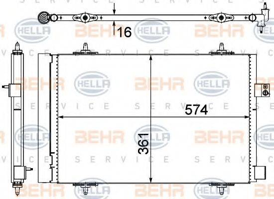 BEHR HELLA SERVICE 8FC 351 319-451