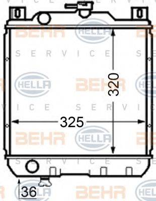 BEHR HELLA SERVICE 8MK 376 704-791