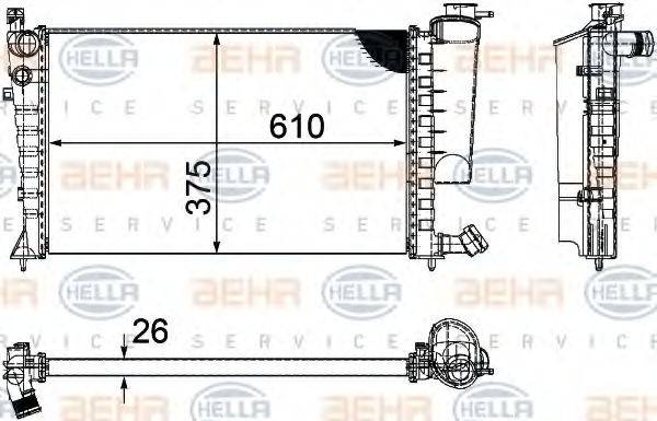 BEHR HELLA SERVICE 8MK 376 710-261