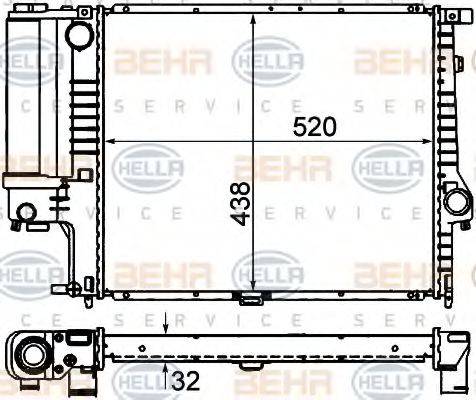 BEHR HELLA SERVICE 8MK 376 713-081