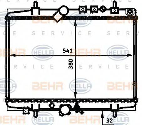 BEHR HELLA SERVICE 8MK 376 714-431