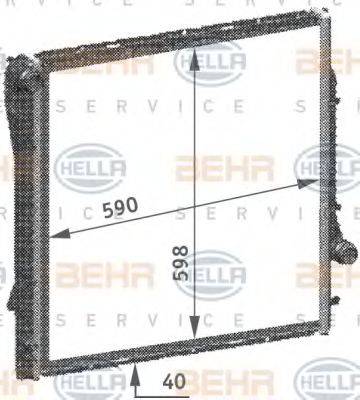 BEHR HELLA SERVICE 8MK 376 718-751