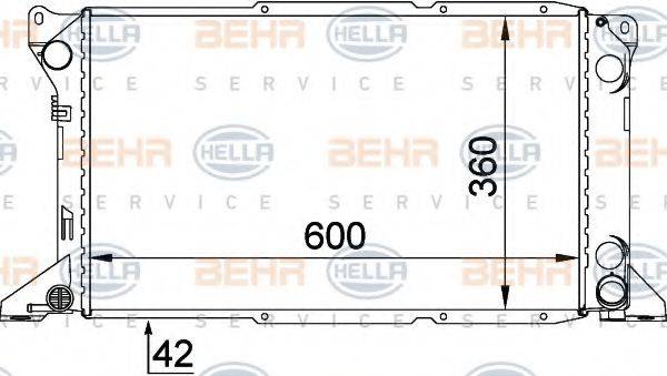 BEHR HELLA SERVICE 8MK 376 720-221