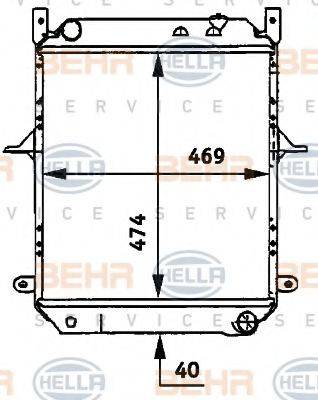 BEHR HELLA SERVICE 8MK 376 722-121