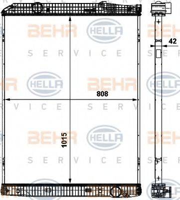 BEHR HELLA SERVICE 8MK 376 737-051