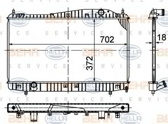 BEHR HELLA SERVICE 8MK 376 774-841