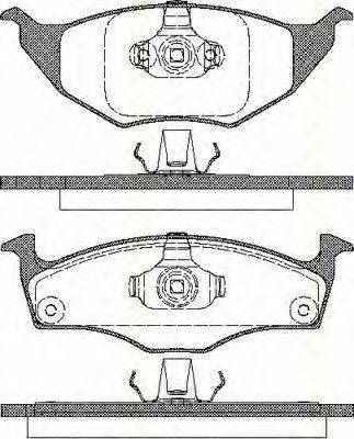 TRISCAN 23394 Комплект гальмівних колодок, дискове гальмо