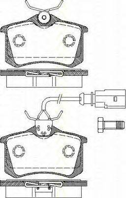 CONTINENTAL 13-0460-2859-2 Комплект гальмівних колодок, дискове гальмо