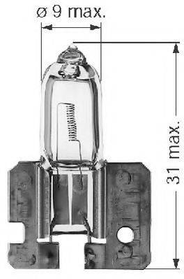 BERU 112552 Лампа розжарювання, протитуманна фара
