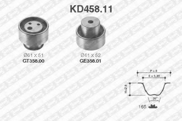 ROULUNDS RUBBER TBK099 Комплект ременя ГРМ