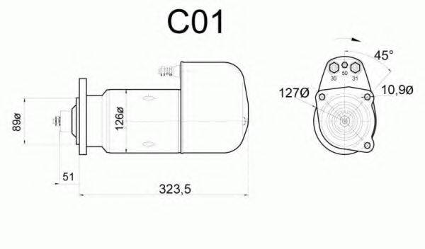 SCHMITZ CARGOBULL 111249 Стартер