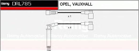 Комплект дротів запалювання DELCO REMY DRL785 Комплект дротів запалювання DELCO REMY DRL785
