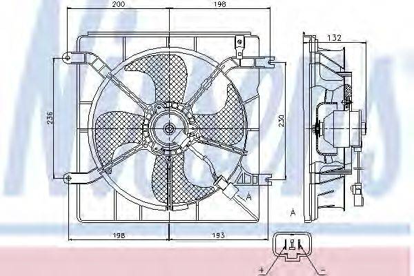 ARD 322175 Вентилятор, охолодження двигуна