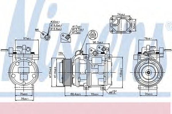 DELPHI 100695 Компресор, кондиціонер