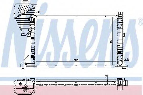ARD 310641 Радіатор, охолодження двигуна