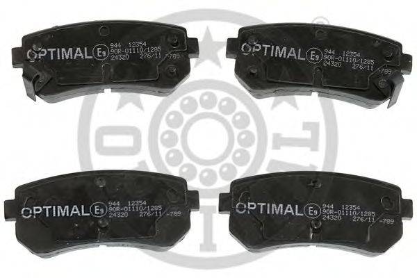 OPTIMAL 24320 Комплект гальмівних колодок, дискове гальмо
