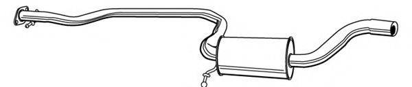 MEFEX 2606 Середній глушник вихлопних газів
