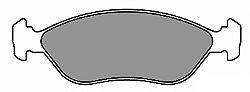 MAPCO 181016 Комплект гальмівних колодок, дискове гальмо