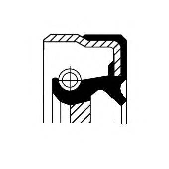 Кільце ущільнювача, ступінчаста коробка передач; Кільце, що ущільнює, диференціал; Кільце ущільнювача валу, приводний вал (масляний насос)