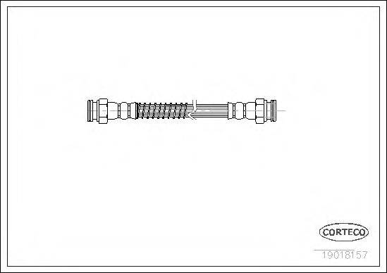 ROULUNDS RUBBER 73012 Гальмівний шланг