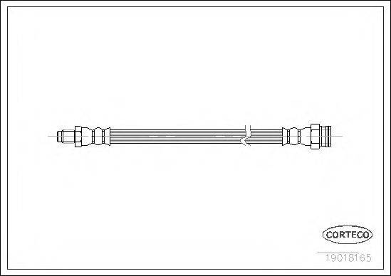 PIRELLI 12519 Гальмівний шланг