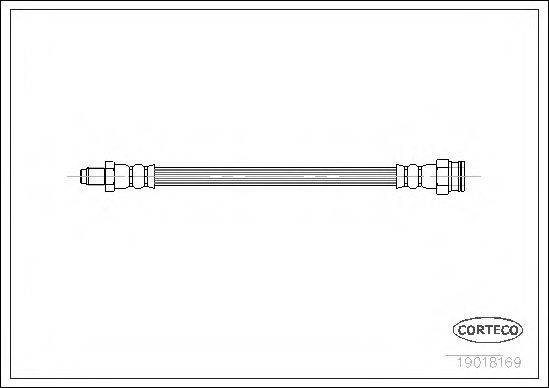 PIRELLI 13517 Гальмівний шланг