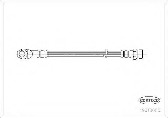 PIRELLI 5019 Гальмівний шланг