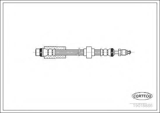 ROULUNDS RUBBER 73083 Гальмівний шланг