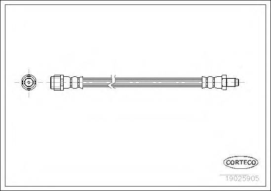 PIRELLI 23022 Гальмівний шланг