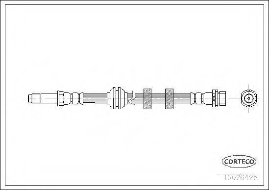 ROULUNDS RUBBER 73191 Гальмівний шланг