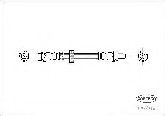 ROULUNDS RUBBER 73351 Гальмівний шланг