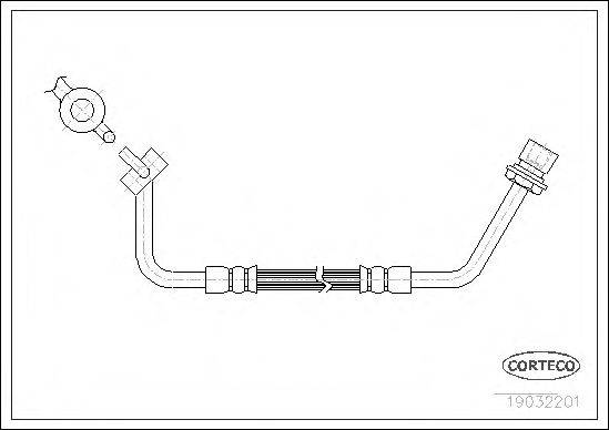 ROULUNDS RUBBER 73170 Гальмівний шланг