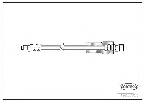 ROULUNDS RUBBER 73532 Гальмівний шланг