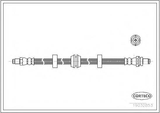 ROULUNDS RUBBER 73335 Гальмівний шланг