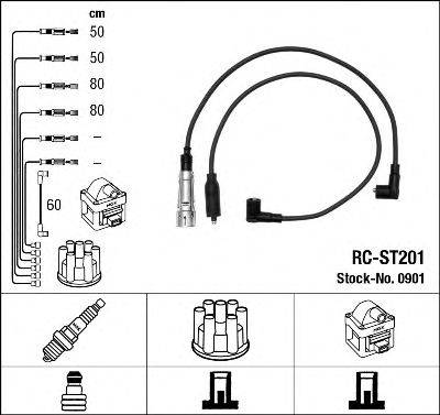 BOUGICORD 9 862 Комплект дротів запалювання