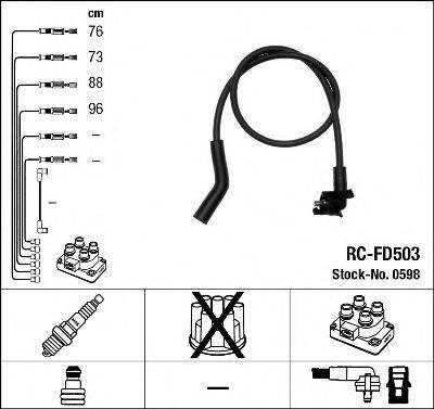 BREMI 893/94 Комплект дротів запалювання