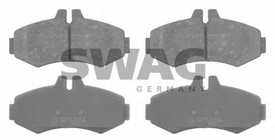 SWAG 23022 Комплект гальмівних колодок, дискове гальмо