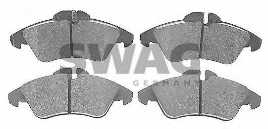 SWAG 21577 Комплект гальмівних колодок, дискове гальмо