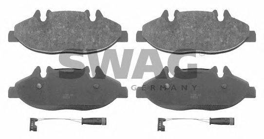 SWAG 24007 Комплект гальмівних колодок, дискове гальмо