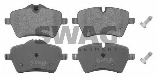 SWAG 23984 Комплект гальмівних колодок, дискове гальмо