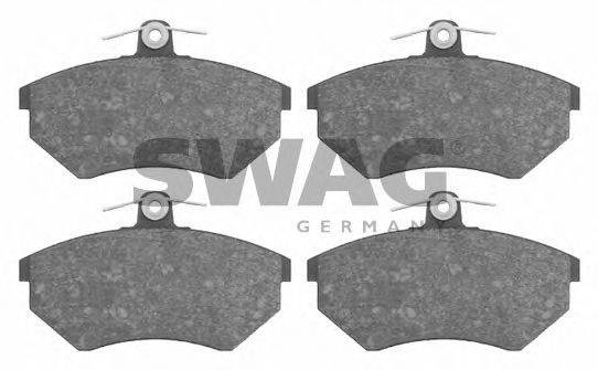 SWAG 20901 Комплект гальмівних колодок, дискове гальмо