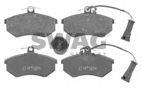 SWAG 20669 Комплект гальмівних колодок, дискове гальмо