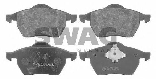 SWAG 21848 Комплект гальмівних колодок, дискове гальмо