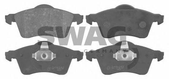 SWAG 21885 Комплект гальмівних колодок, дискове гальмо