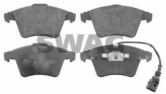 SWAG 23749 Комплект гальмівних колодок, дискове гальмо