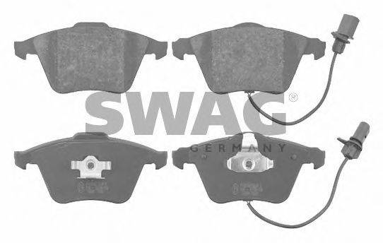 SWAG 23950 Комплект гальмівних колодок, дискове гальмо