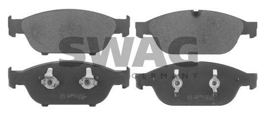 SWAG 25159 Комплект гальмівних колодок, дискове гальмо