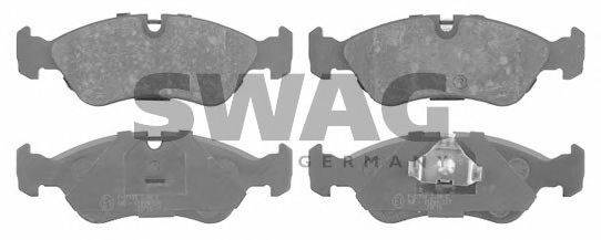 SWAG 21190 Комплект гальмівних колодок, дискове гальмо