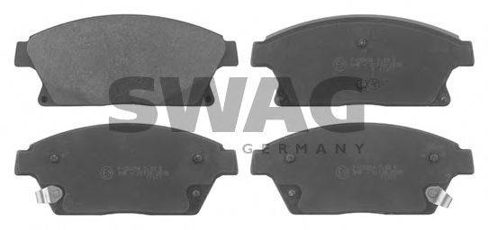 SWAG 25035 Комплект гальмівних колодок, дискове гальмо